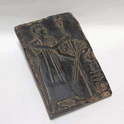 Egyptian carved décor Pharaonic stone replica ancient collectible art piece
