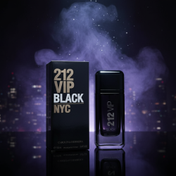 Carolina Herrera 212 VIP Black Men's EDP 100ml - Bold Seductive Nightlife Fragrance