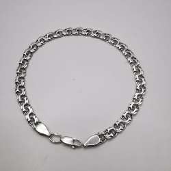 Vintage Beautiful Bracelet Jewelry,925 Sterling Silver, Handmade,seal,  9,56g