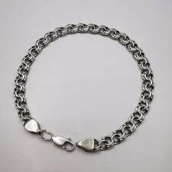 Vintage Beautiful Bracelet Jewelry,925 Sterling Silver, Handmade,seal,  9,57g