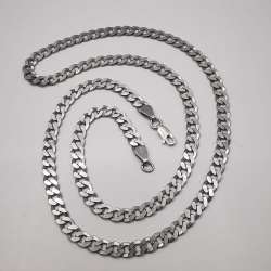 Vintage  Beautiful  Jewelry Chain,925 Sterling Silver,Signed ,Handmade 18,65g