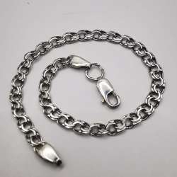 Vintage Beautiful Bracelet Jewelry,925 Sterling Silver, Handmade,seal,  3,84g