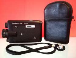 Vintage Design // Agfa Microflex 200 - Super 8 movie Camera & Case //