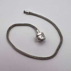 Vintage Sterling Silver 925 Rope Chain Bracelet Men's Women's Jewelry 5.7g