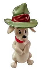 Disney 101 Dalmatians Dog Figure Green Hat & Pink Collar 4