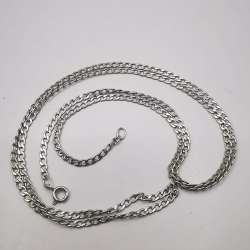 Vintage  Beautiful  Jewelry Chain,925 Sterling Silver,Signed ,Handmade  8,14g
