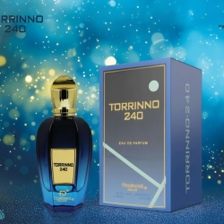 TORRINNO 240 Eau de Parfum - Fresh Blue Luxury Scent, Powerful Presence, EDP 100ml