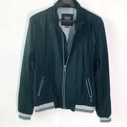 Geox Respira Men’s Bomber Jacket Navy Blue Windproof Lightweight Zip Size M UK38