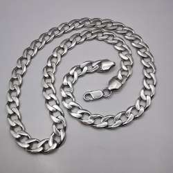 Vintage Massive Beautiful  Jewelry Chain,925 Sterling Silver,Signed , 135,77g