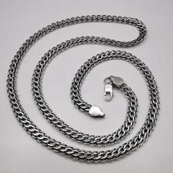 Vintage  Beautiful  Jewelry Chain,925 Sterling Silver,Signed ,Handmade  21,64g