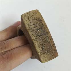 Handmade Egyptian ring ancient script – cultural collectible unique gift piece
