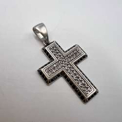Sterling Silver cross pendant for Nacklace.