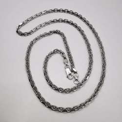 Vintage  Beautiful  Jewelry Chain,925 Sterling Silver,Signed ,Handmade 24,66g