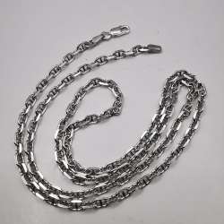 Vintage  Beautiful  Jewelry Chain,925 Sterling Silver,Signed ,Handmade 15,59g