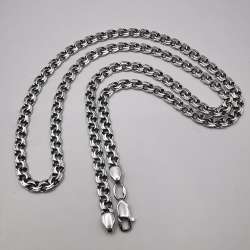 Vintage  Beautiful  Jewelry Chain,925 Sterling Silver,Signed ,Handmade 21,50g