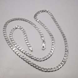 Vintage  Beautiful  Jewelry Chain,925 Sterling Silver,Signed ,Handmade 17,80g