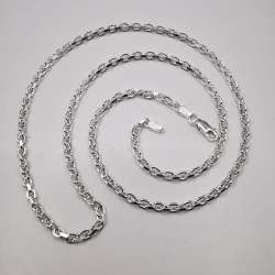 Vintage  Beautiful  Jewelry Chain,925 Sterling Silver,Signed ,Handmade 15,94g