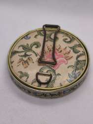 Authentic Vintage Japanese Compact Pocket Mirror | Marked JAPAN | Rare As Is