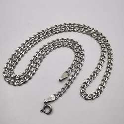 Vintage Sterling Silver 925 Women's Men's Jewelry Chain Necklace Signed 8.23g
