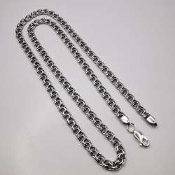 Vintage  Beautiful  Jewelry  Chain,925 Sterling Silver,Signed ,Handmade 31,20g