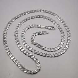 Vintage  Beautiful  Jewelry  Chain,925 Sterling Silver,Signed ,Handmade 17,69g