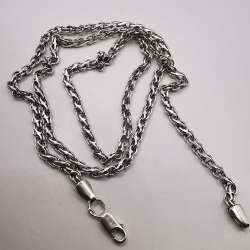 Vintage  Beautiful  Jewelry  Chain,925 Sterling Silver,Signed ,Handmade 12,77g