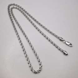 Vintage  Beautiful  Jewelry  Chain,925 Sterling Silver,Signed ,Handmade 19,26g