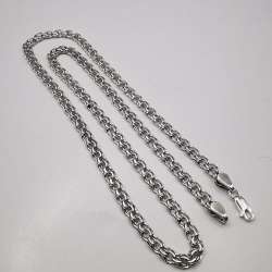 Vintage  Beautiful  Jewelry  Chain,925 Sterling Silver,Signed ,Handmade 23,46g