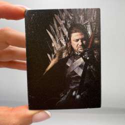 Christmas Toy Gift Souvenir Handmade Wooden Keychain Game of Throne