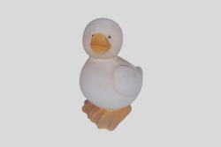 Vintage Large Ceramic Duck Figurine Garden Decor Indoor Animal Outdoor Style Art