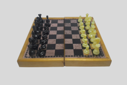 Vintage Wooden Chess Set Complete Classic Board Traditional Games Collectibles