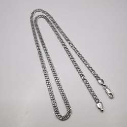 Vintage  Beautiful  Jewelry  Chain Necklece,925 Sterling Silver,Signed , 13,22g