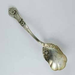 Vintage WM A. Rogers Silver-plate Spoon Ornate Floral Pattern Collectible