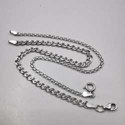Lot of 2 Vintage Sterling Silver 925 Men's Women's Bracelet Jewelry 18.5cm