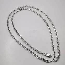 Vintage  Beautiful  Jewelry  Chain Necklece,925 Sterling Silver,Signed , 13,31g