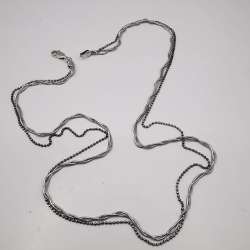 Vintage  Beautiful  Jewelry  Chain Necklece,925 Sterling Silver,Signed , 7,51g