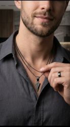 black arrow necklace