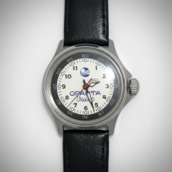 Vostok Komandirskie Oranta Dnipro Limited Edition Mechanical Watch Russian Military USSR Style Vintage Black Arabic Dial Gift Collectible 749