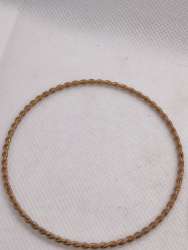 Vintage Copper Bangles Set of 3 – Twisted Rope Stackable Bracelets – Boho Style