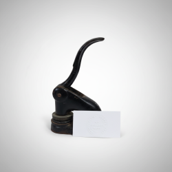 Vintage Handheld Embosser Seal Press for Desk & Documents | Paper Stationery Stamper Tool
