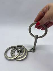 Wilson Snaffle Bit Stainless Steel 4 Ring Horse Bridle Equestrian Training Drivi