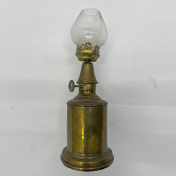 Vintage French Brass Oil Lamp Antique Portable Kerosene Lantern Home Decor Colle