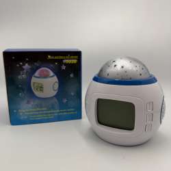 LED Color Changing Digital Alarm Clock with Music Night Light Kids Bedside Clock