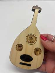 Handmade Pine Wooden Arabic Oud Hair Clip