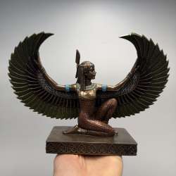 Birth of an Angel Statue Bronze Finish Angel Cherub Figurine Gift Box Home Decor