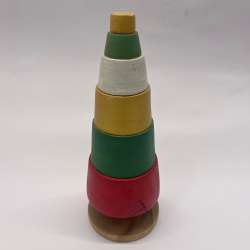 Minimalist Cypress Wooden Stackable Christmas Tree Decor