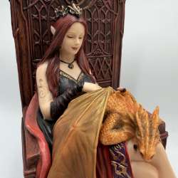 Anne Stokes Dragon Friendship Figurine Gothic Fantasy Statue Home Decor Gift Box