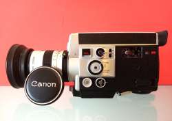 Vintage Design// Canon Auto Zoom 814 E. Super 8 Movie Camera/ good condition.