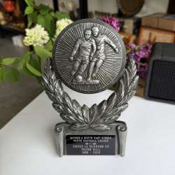 Vintage Silver Football Trophy Rother South East Sussex Youth Football League
