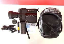 Vintage Design//Canon 514 XL-S. Super 8 Movie Camera & Orig Case/ good condition